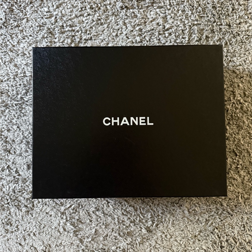Chanel - Large Empty Shoe Box with Dust Bag Set